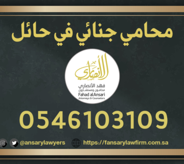 محامي جنائي حائل