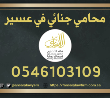 محامي جنائي عسير